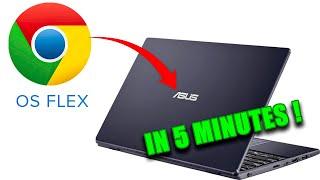 How to Install Chrome OS Flex on an Asus Laptop (PC to Chromebook Conversion)