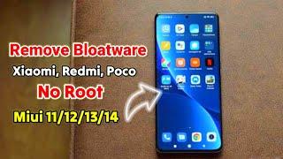 How to Remove Bloatware from Xiaomi Redmi Poco Devices | Uninstall Miui System Apps