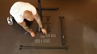 How to assemble your Gravity Fitness Wall mounted pull up bar