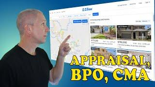 How To Find Comps Quick And Do Your Own Appraisal... With Zillow | CMA