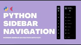 Python Tutorial: Navbar Using Flet