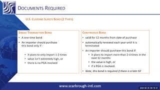 US Customs Surety Bond – Continuous Bond vs Single Entry Bond