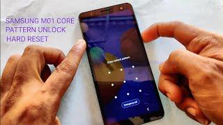 Samsung M01 CORE Pattern Unlock | M01 CORE Hard Reset