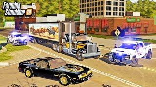 SMOKEY AND THE BANDIT! MAKING A DELIVERY ACROSS STATES (ROLEPLAY) | FARMING SIMULATOR 2019