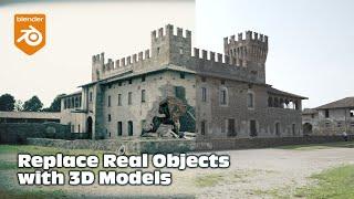 Replace Real Objects with 3D Models in Blender