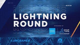 Lightning Round: I'm not recommending SLB here, says Jim Cramer