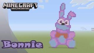 Minecraft: Pixel Art Tutorial and Showcase: Bonnie from Five Nights at Freddy's (FNAF)