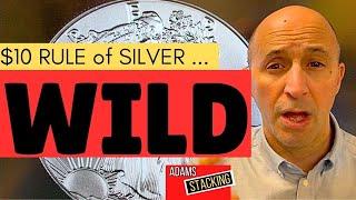 My Dealer explains the $10 Rule of stacking silver … This is WILD