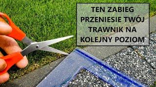 KRAWĘDZIOWANIE TRAWNIKA (krawędzie trawnika, jak przyciąć krawędzie trawnika, obrzeża trawnikowe)