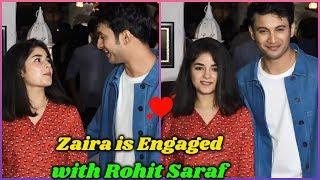 Zaira Wasim is Dating Rohit Saraf | Spotted in Sky is Pink Wrap Party