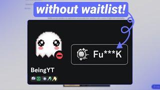 How To Get Discord Guilds Tag Without WAITLIST!