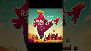 Which is the largest state in India? #educationalvideo #facts#rajasthan sthan