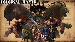 Every Colossal Race in Mythology.