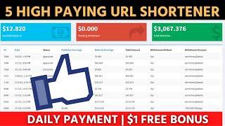 5 Highest Paying URL Shortener In 2022 | Daily Payment | No Captcha | Make Money From URL Shortener
