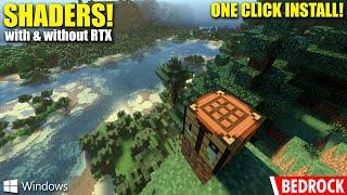 How To Install SHADERS on Minecraft Bedrock Windows Edition (2022)