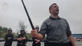 Police Expandable Baton : "I've got a few tricks up my sleeve to help me control this guy!"