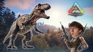 Jaswaggon VS T-REX! (Ark: Survival Evolved)