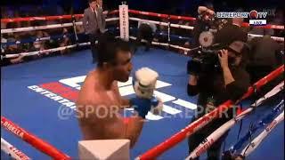 Bakhodir Jalolov KOs Jack Mulowayi with big left hand