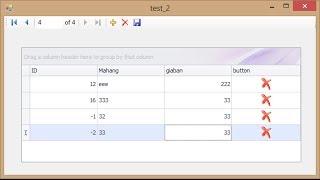 how to insert button into row gridcontrol devexpress