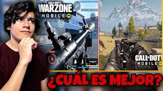 Warzone: Mobile vs COD Mobile... ¿CUÁL ES MEJOR?