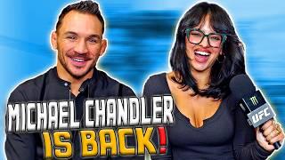 Michael Chandler on Charles Oliveira, finally being back in the Octagon & motivational words UFC 309