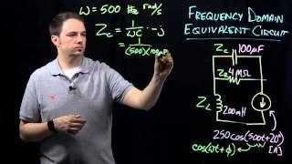 Circuits I: Example - Frequency Domain Equivalent Circuit