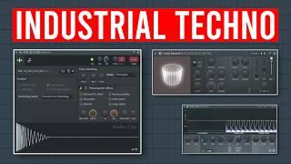 How To Make HARD INDUSTRIAL TECHNO!! - FL Studio Tutorial (+FREE FLP)