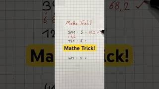 Neuer Mathe Hack🫣 Folge mir für gute Noten :)