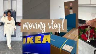 MOVING VLOG!| FIRST TIME LIVING ALONE | NEW SOFA| HOMEWEAR HAULS | SNEAK PEAK OF THE PLACE | SK