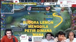 EUDORA LEMON menggila Cok.. ll reaction stremer RRQ VS EVOS MACT3 MPL SEASON6