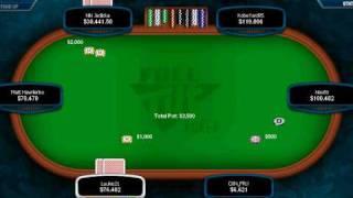 02 Poker Fixed Limit ,1000/ 2000 $ , Live sesion Full Tilt Poker  31 October 2009