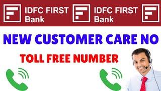 IDFC bank customer care helpline number IDFC bank customer care number toll free