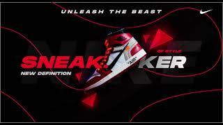 Nike Shoe Motion Graphic Poster in After Effects