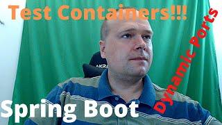 Spring Boot TestContainers Dynamic Ports for Redis docker container