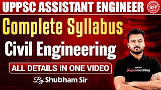 UPPSC AE Exam Syllabus | UPPSC AE 2024 Exam Civil Engineering Syllabus | UPPSC AE Recruitment 2024