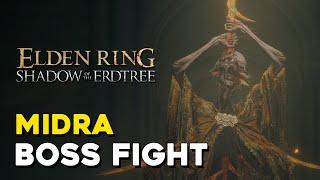 Elden Ring DLC Midra, Lord Of Frenzied Flame Boss Fight (No Summons)