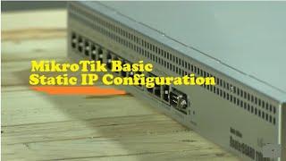 MikroTik Basic - Static IP Address Configuration on Routerboard 1100ahx4 - Dude Edition - BIZNET.