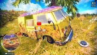 Building Rainbow The Colorful Van From Wreck | Off The Road Unleashed Nintendo Switch Gameplay HD