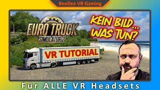 ETS2 VR Tutorial / Warum habe ich kein Bild im Headset? / So funktioniert es / deutsch / german