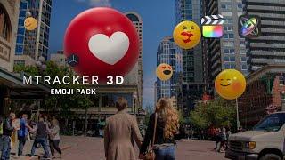 Free Pack Of Trackable 3D Emoji For mTracker 3D - MotionVFX