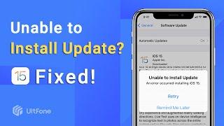 How to Fix Unable to Install Update iOS 15/16（3 effective methods）