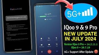 IQoo 9 & 9 Pro 5G+ Support Update | IQoo 9 & IQoo 9 Pro New Update | IQoo 9 39.7.19 Update Review