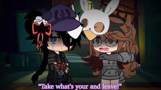 ‘Take what’s your and leave!’ | Michael and Vanny’s little fight | Michael X Vanny | Gacha Club skit