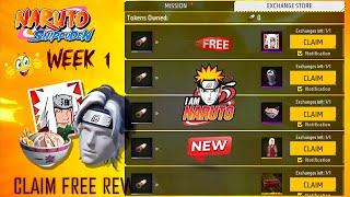 FREE All Rewards Naruto Event Complete Mission Free Fire | Naruto Event Reward Free Fire