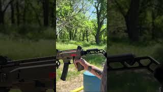 Spraying a CZ Scorpion! #auto #cz #shooting #firearms