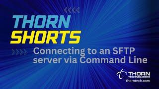 Connect to an SFTP server via Command Line