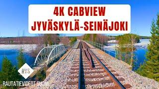 4K CABVIEW Finland | Scenic ride through the countryside | Jyväskylä-Seinäjoki