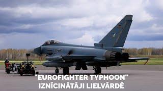 Kādus uzdevumus var veikt "Eurofighter" iznīcinātāji?