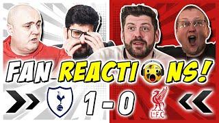 LIVERPOOL FANS DEVASTATED  REACTION TO TOTTENHAM 1-0 LIVERPOOL | CARABAO CUP FAN REACTIONS