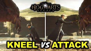 Kneel vs Attack Graphorn | Hogwarts Legacy